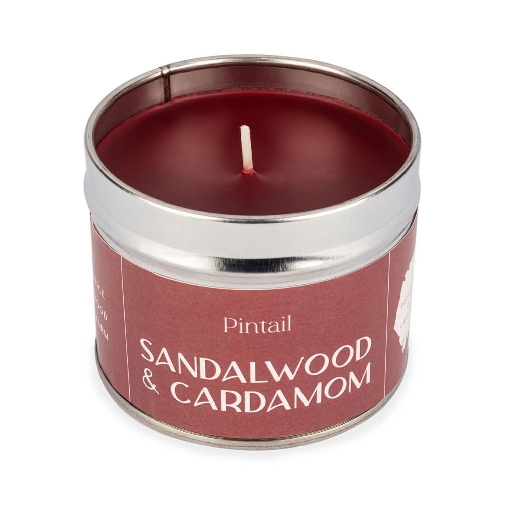 Pintail Candles Sandalwood & Cardamom Tin Candle Extra Image 2